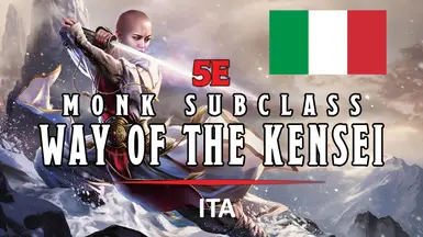 5e Way of the Kensei - Monk Subclass ITA