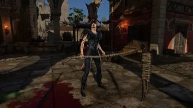 Saw Scythe, one of the Custom Weapons featured here