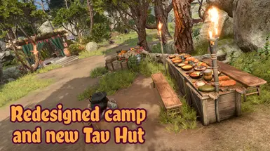 Redesigned Camp and new Tav Hut - Act I Wilderness