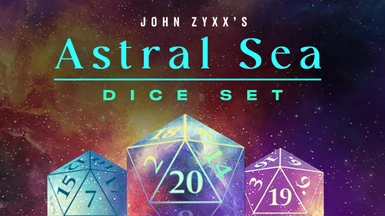 Astral Sea Dice Set