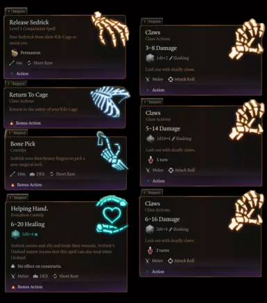 Sedrick Abilities