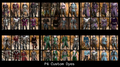 P4 Custom Dyes (Includes Sample Template)