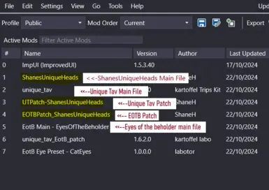 Example load order for unique tav and EOTB patches