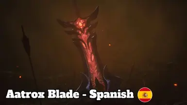Aatrox Blade - Spanish