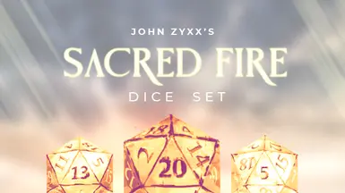 Sacred Fire Dice Set