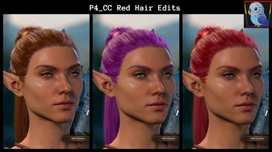 P4_CC Red Hair Edits
