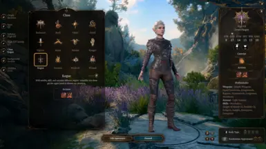Ability to change class...