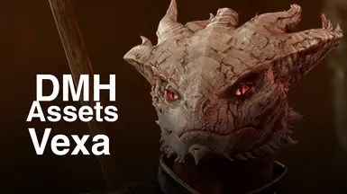 DMH Assets Vexa - Dark Urge Dragonborn CC