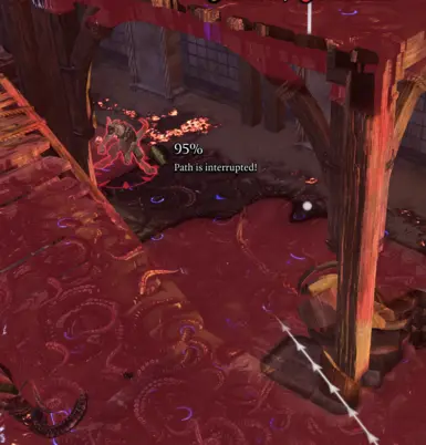 [With Mod] Throwing a pike through the same gap shows bad hitbox of Cracked Support Beam/pike