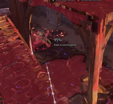 [With Mod] Throwing a pike through the same gap shows bad hitbox of the stairs/pike