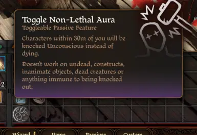 Obeys the vanilla rules for knocking unconscious, this mod won't let you know out something you shouldn't and cause bugs.