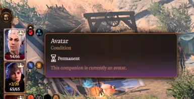 the avatar status