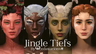 Jingle Tieflings by cedastarions