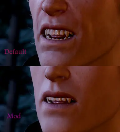 mouth comparison