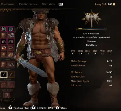Conans Subligar and Atlantean Sword mod (helmet and cloak not included)