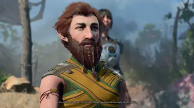 Silver variant of "Fireforge Tassels" beard