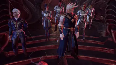 Six adventurers about to kick cambion @$$