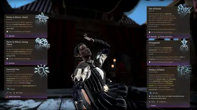 Subclass spells and features.
