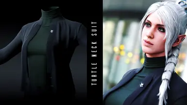 Turtle Neck Suit