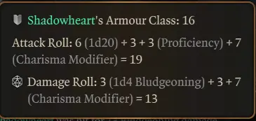 Weapon normally deals Piercing damage =&gt; Converted to Bludgeoning