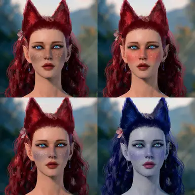 Some examples of the blush tattoo