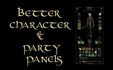 Better Character and Party Panels