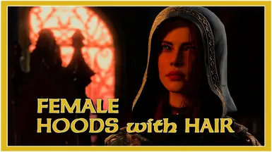 D83's Female Hoods With Hair