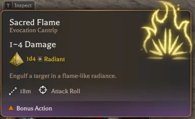 Sacred Flame Redux