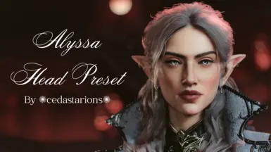 Alyssa CC Head Preset by cedastarions