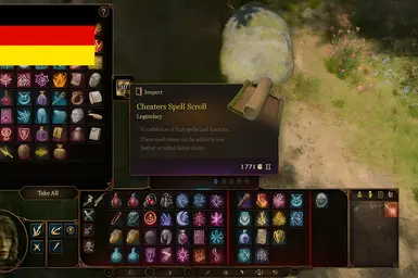 Cheaters Spell Scroll - GERMAN Translation