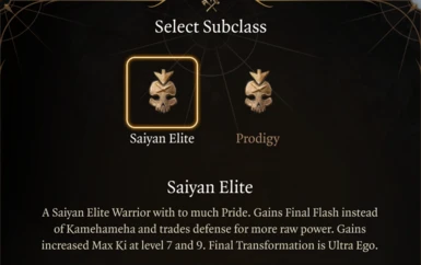 Sub Class Elite