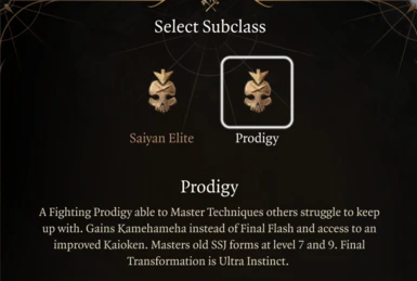 Sub Class Prodigy