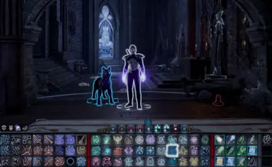 Casting Eyes of the Dark: Darkness doesn't animate properly
