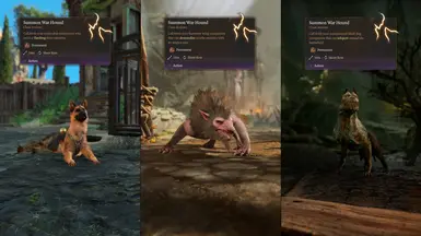 War hound alternatives and ability preview.