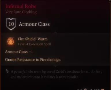 Changed the description of the robe by removing all references to Wyll and Mizora