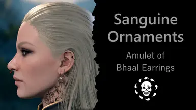 Sanguine Ornaments - Amulet of Bhaal Earrings