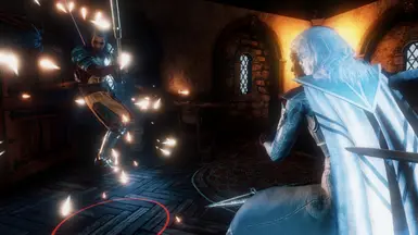 The Moon Maiden's Cleric battling the forces of chaos.