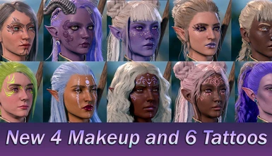 CovenElf's Tattoo and Makeup Collection (v1.2 Update)