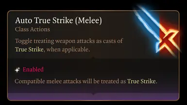 Auto True Strike toggle