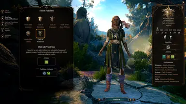 Subclass selection.