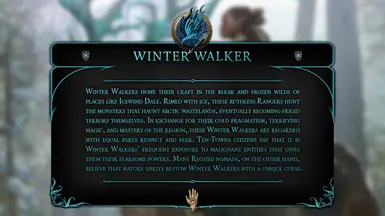 Subclass description.