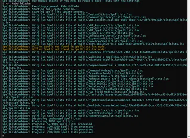RebuildCache command only