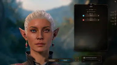 Heterochromia - will only use Tav's left eye colour
