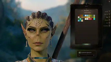 The potion solution will follow Tav's eye colour