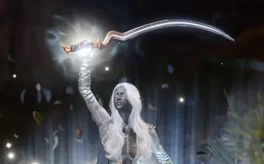 Drowned in Moonlight - Sword Dancer of Eilistraee Armor - Weapon