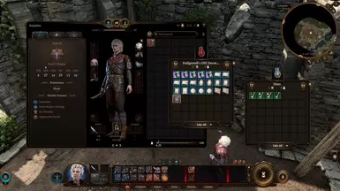 All items with a blue outlines come with dye settings by default!