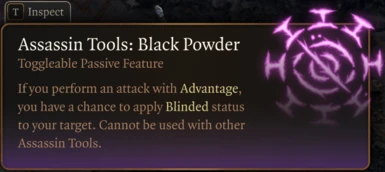 Assassin Tools: Black Powder