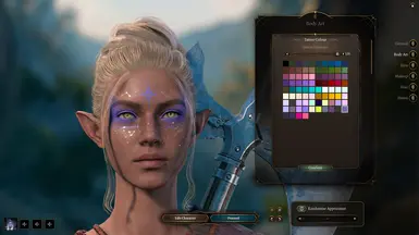 CovenElf's New Colours for Tattoo and Makeup at Baldur's Gate 3 Nexus ...