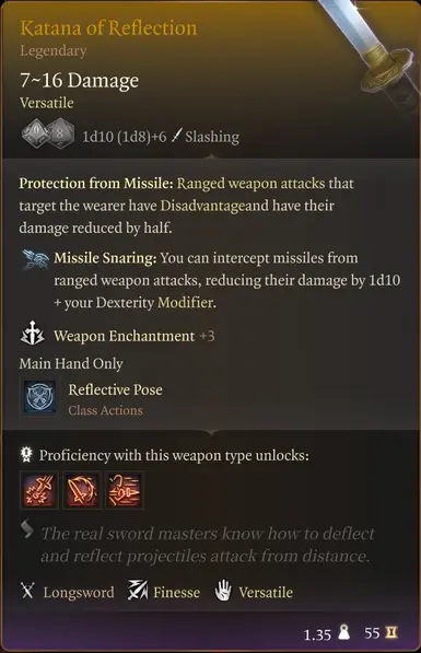 Katana of Reflection at Baldur's Gate 3 Nexus - Mods and community