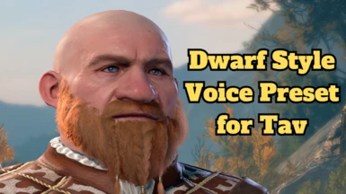 Dwarf Style Voice Preset for Tav (AI)